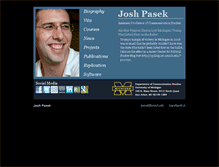 Tablet Screenshot of joshpasek.com